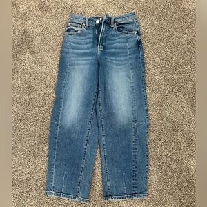 Pistola Barrel Leg Blue Jeans